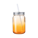 Glass, gradient sublimation Mason Jar mug 