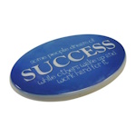 Sublimation polymer fridge magnet - oval