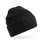 Removable Patch Thinsulate Beanie - winter cap