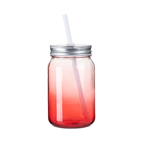 Glass, gradient sublimation Mason Jar mug 