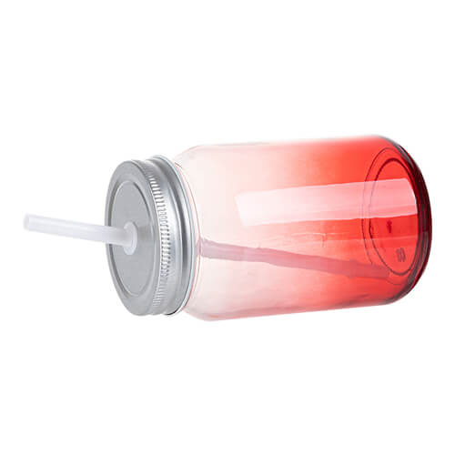 Glass, gradient sublimation Mason Jar mug 