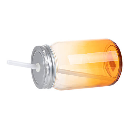 Glass, gradient sublimation Mason Jar mug 