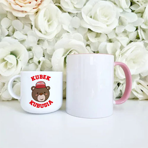 Plastic unbreakable mini mug for sublimation overprint