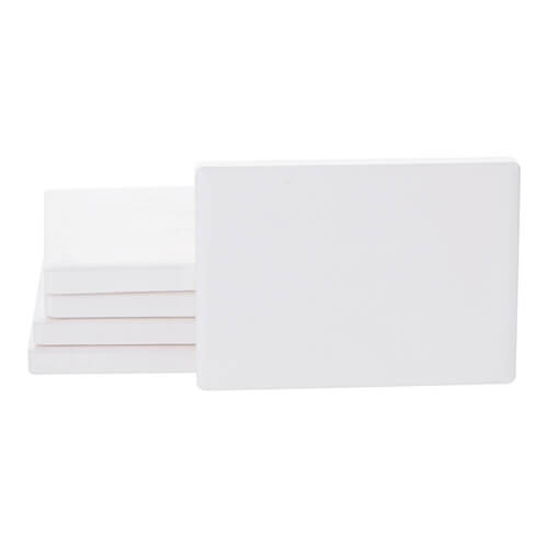 Sublimation ceramic fridge magnet - rectangular - 10 pieces