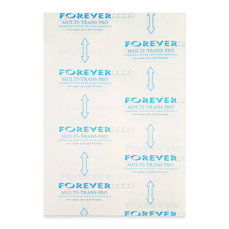 Multitrans PRO - transfer paper for white toner and CMYK printes to hard surfaces - 10 sheets