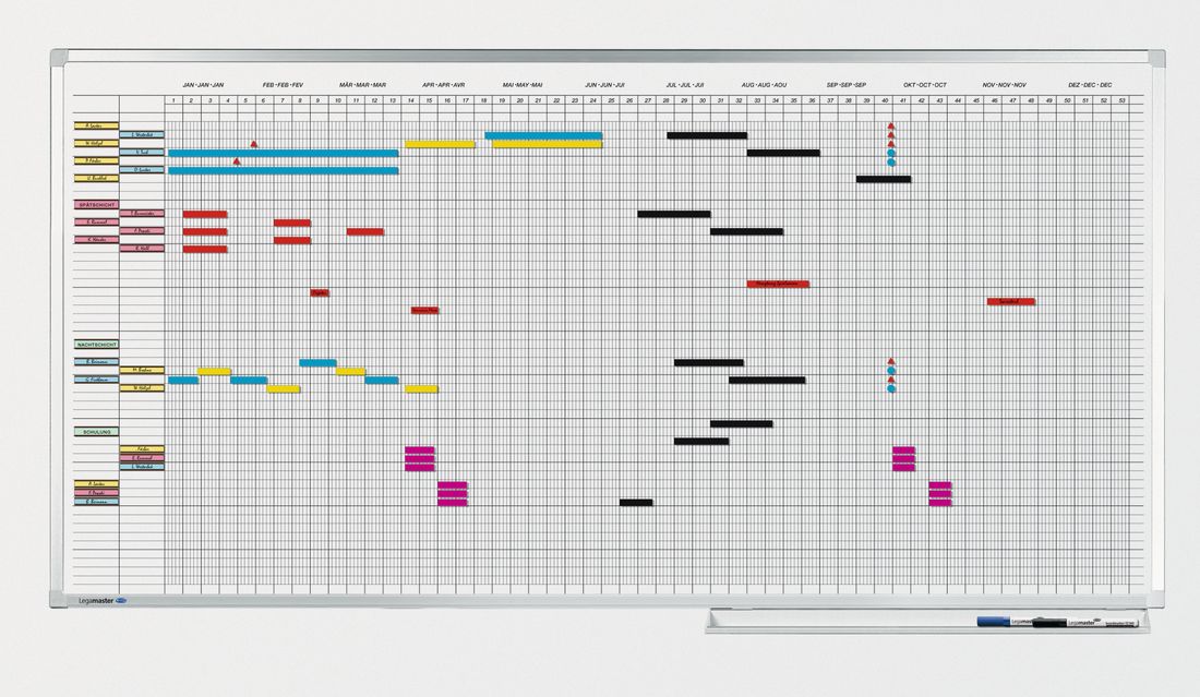 "Professional" year planning board