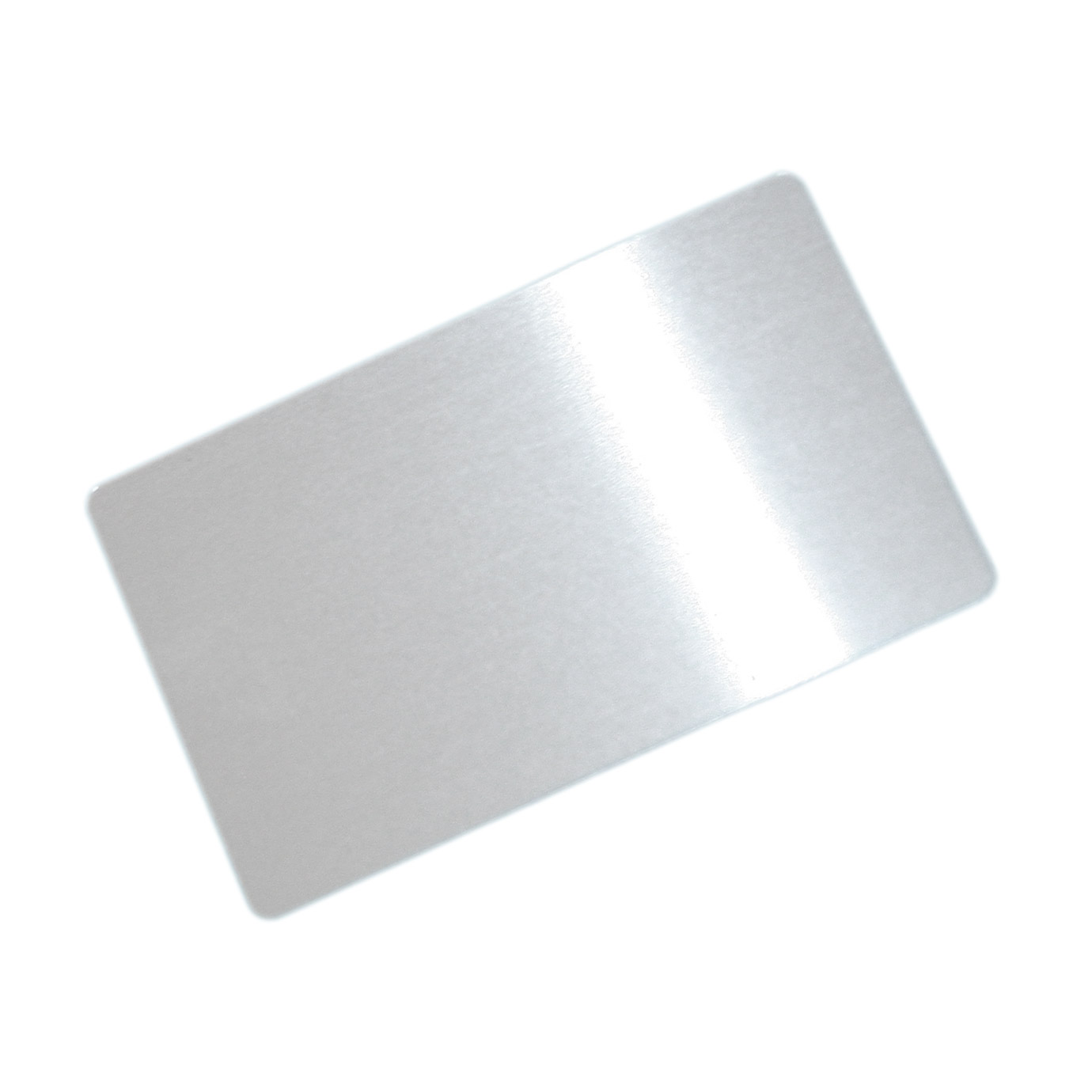 Aluminium business card for sublimation overprint - silver Dimension: 8,5 x  5,4 cm Colour: silver Quantity in package: 100