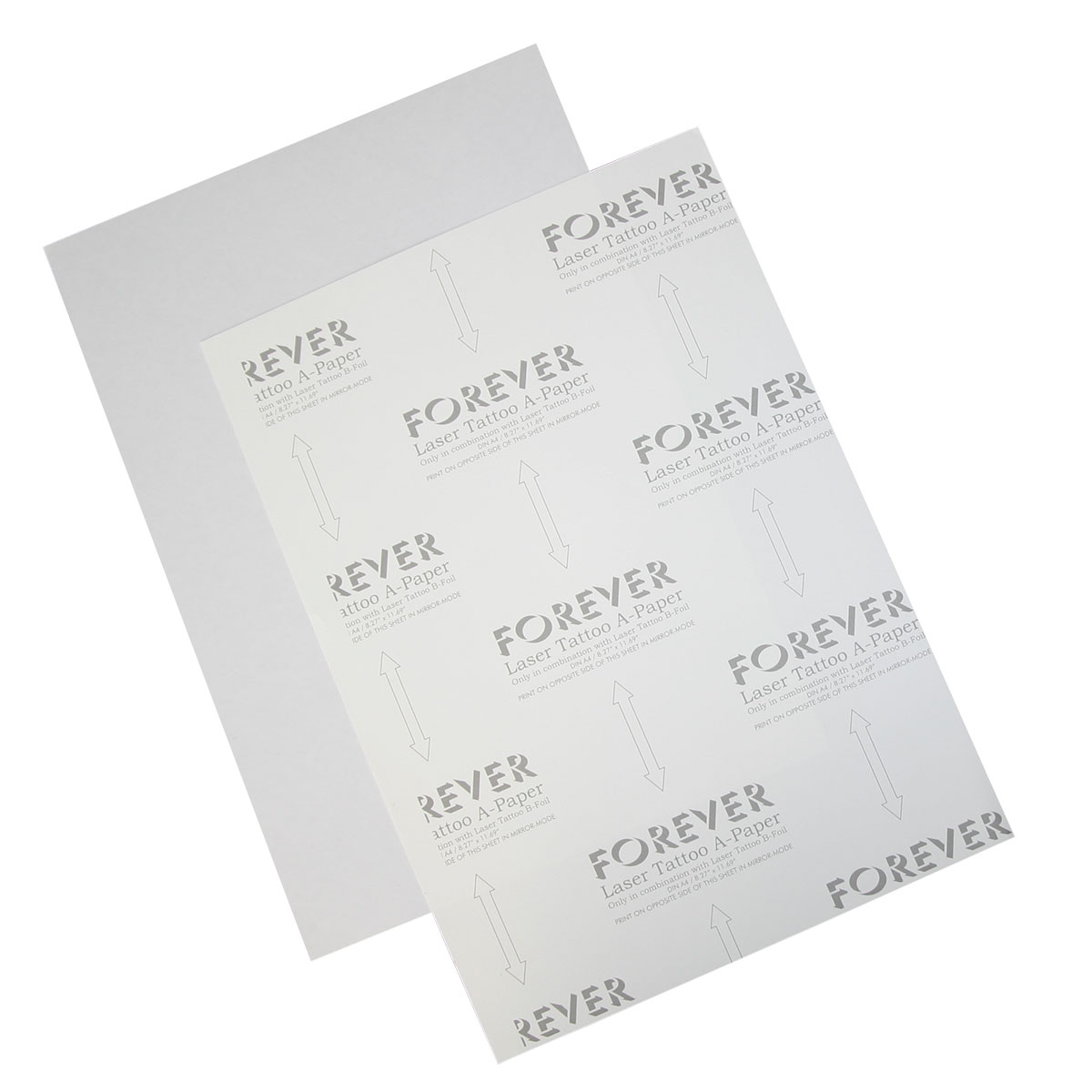 Removable tattoo paper for laser printers Brand: FOREVER A4 Quantity in package: 10