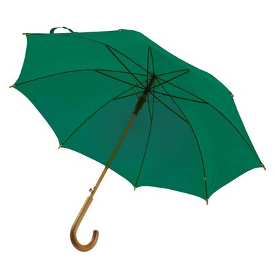 Umbrella for printing with wooden handle