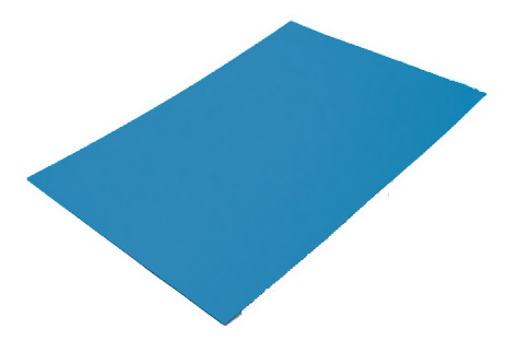 Magnetic paper A4 blue (1 sheet) Dimension: A4 Thickness: 0.35 mm Colour:  blue Type: semi matt Quantity of sheets: 1