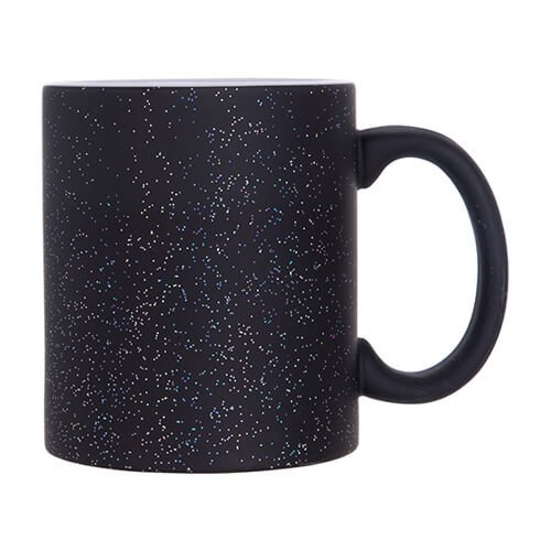 Glitter color changing sublimation mug